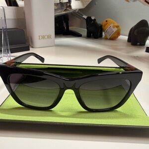 NWOT Longchamp Black Cat-Eye Sunglasses